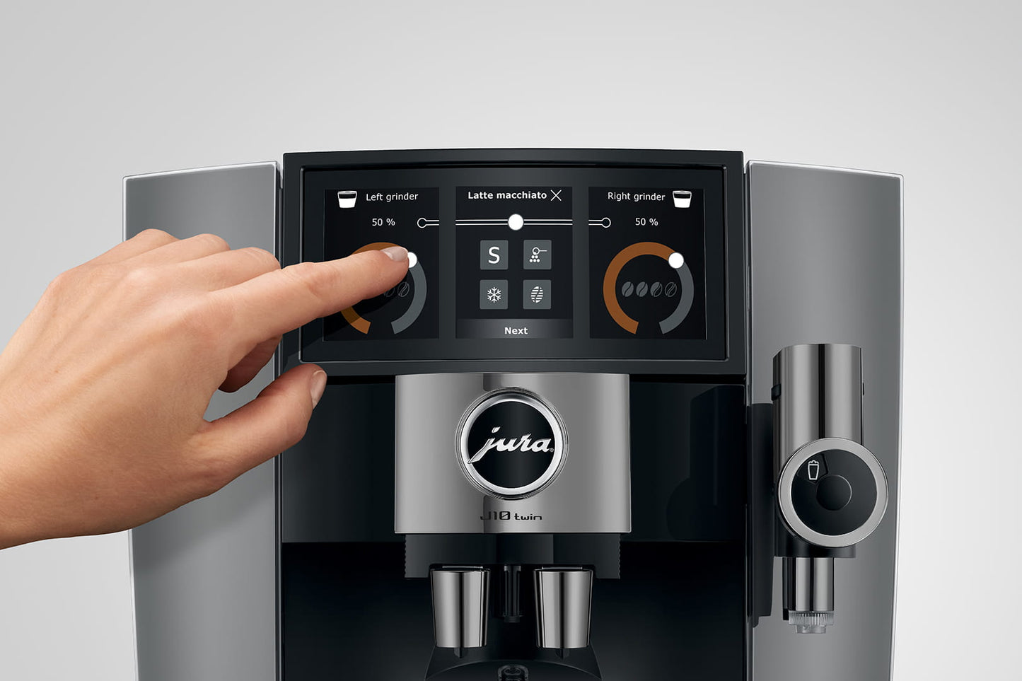 Jura - J10 Twin (NAA) NEW 2026 Diamond Onyx Super Automatic Espresso Machine - 15724
