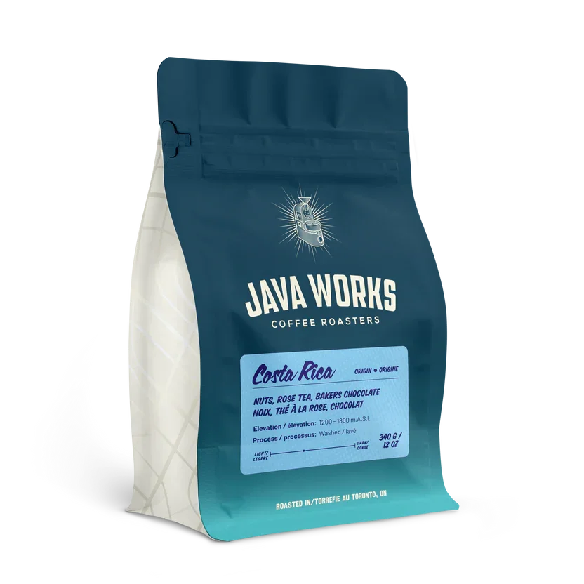 Java Works Single Origin Costa Rica Whole Beans - 12oz bag