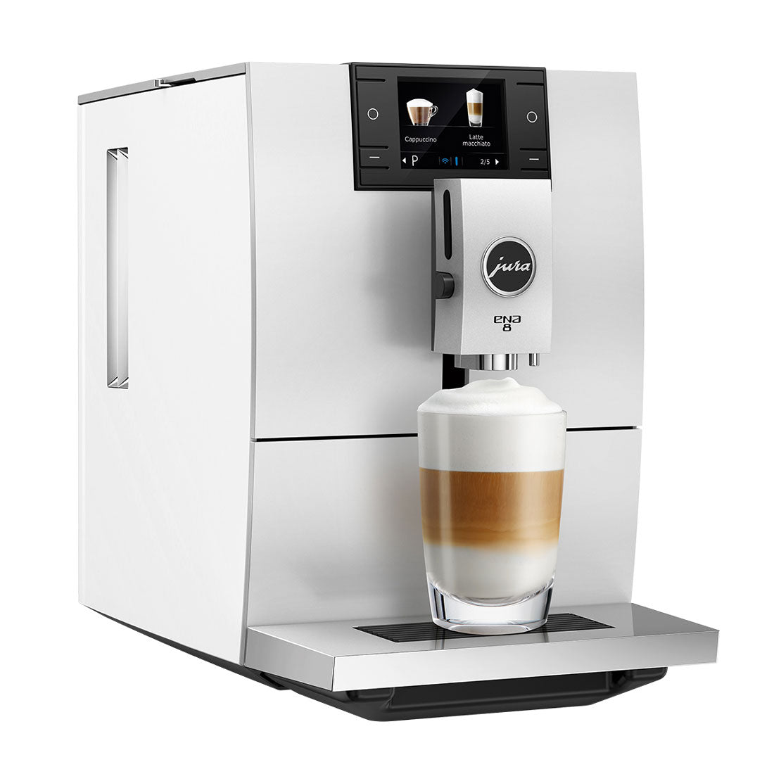 Jura ENA 8 Superautomatic Espresso Machine - Nordic White