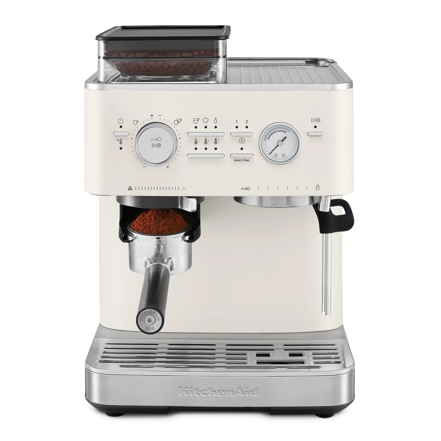KitchenAid - Semi Automatic Espresso Machine with Burr Grinder Juniper Green - KES6551JP