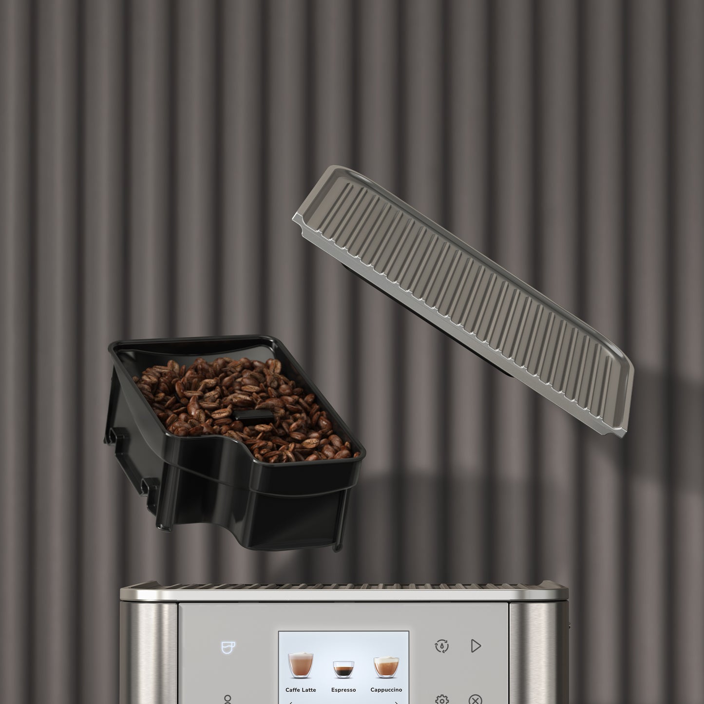 Kitchenaid - KF7  Super Automatic Espresso Machine - Cast Iron Black - KES8557BK