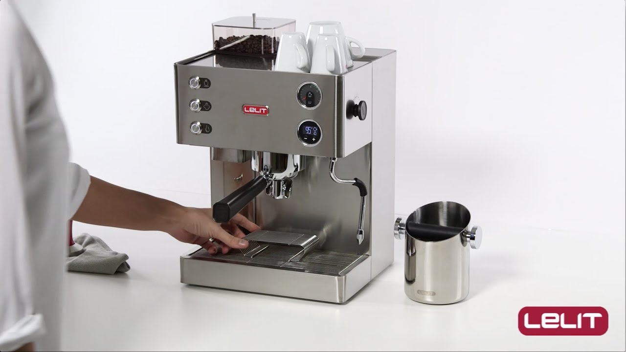 Lelit - Kate Semi-Automatic Espresso Machine with Built-in Grinder - PL82T (OPEN BOX - IN STORE PURCHASE ONLY - CUSTOMER RETURN)