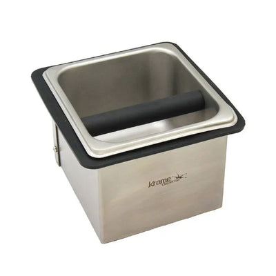 Krome Stainless Steel Counter Top Knock Box - C333