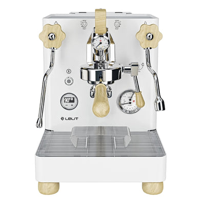 Lelit - Bianca V3 White Dual Boiler Semi Automatic Espresso Machine -  LEPL162TCW