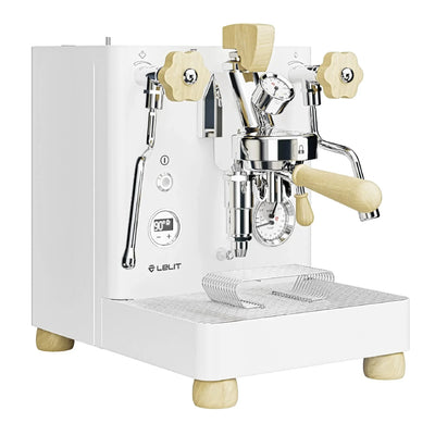 Lelit - Bianca V3 White Dual Boiler Semi Automatic Espresso Machine -  LEPL162TCW