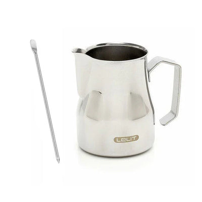 Lelit Stainless Steel Frothing Pitcher 25oz/750ml with Latte Art Pen - LEPLA301L