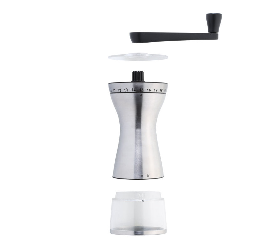 Zassenhaus Manaos Stainless Steel Coffee Hand Grinder - #M041156