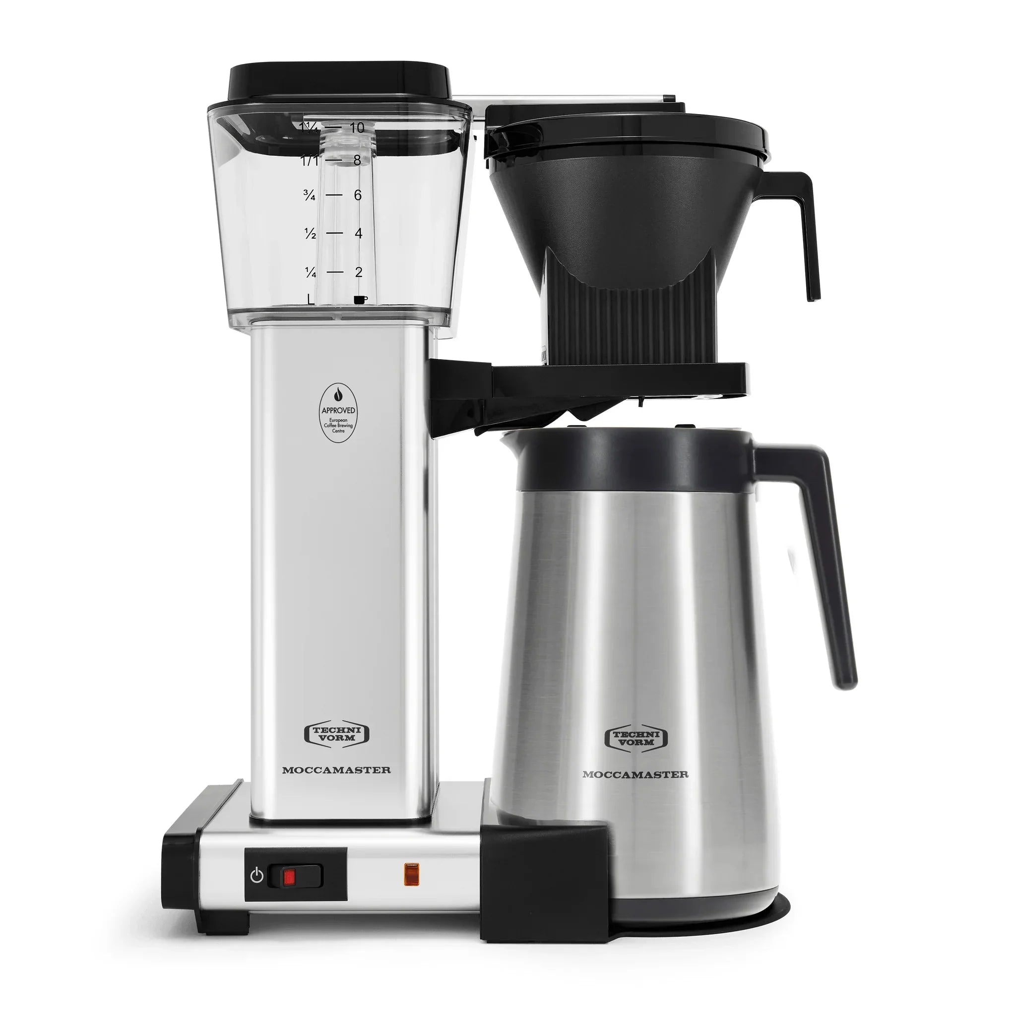 Technivorm - Moccamaster KBGT Brewer Thermal Glass Lined Carafe Polished Silver - 79312/GL