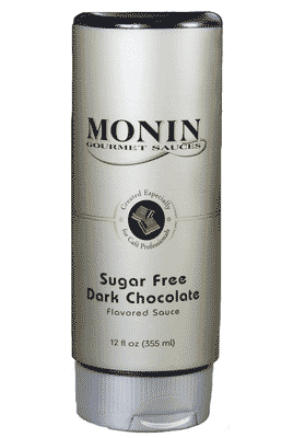 Monin Sugar-free Dark Chocolate Sauce  12oz/355ml 