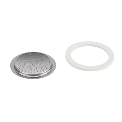 Bialetti Musa / Venus Stainless Steel Maker - 4 Cup Gasket and Filter Set