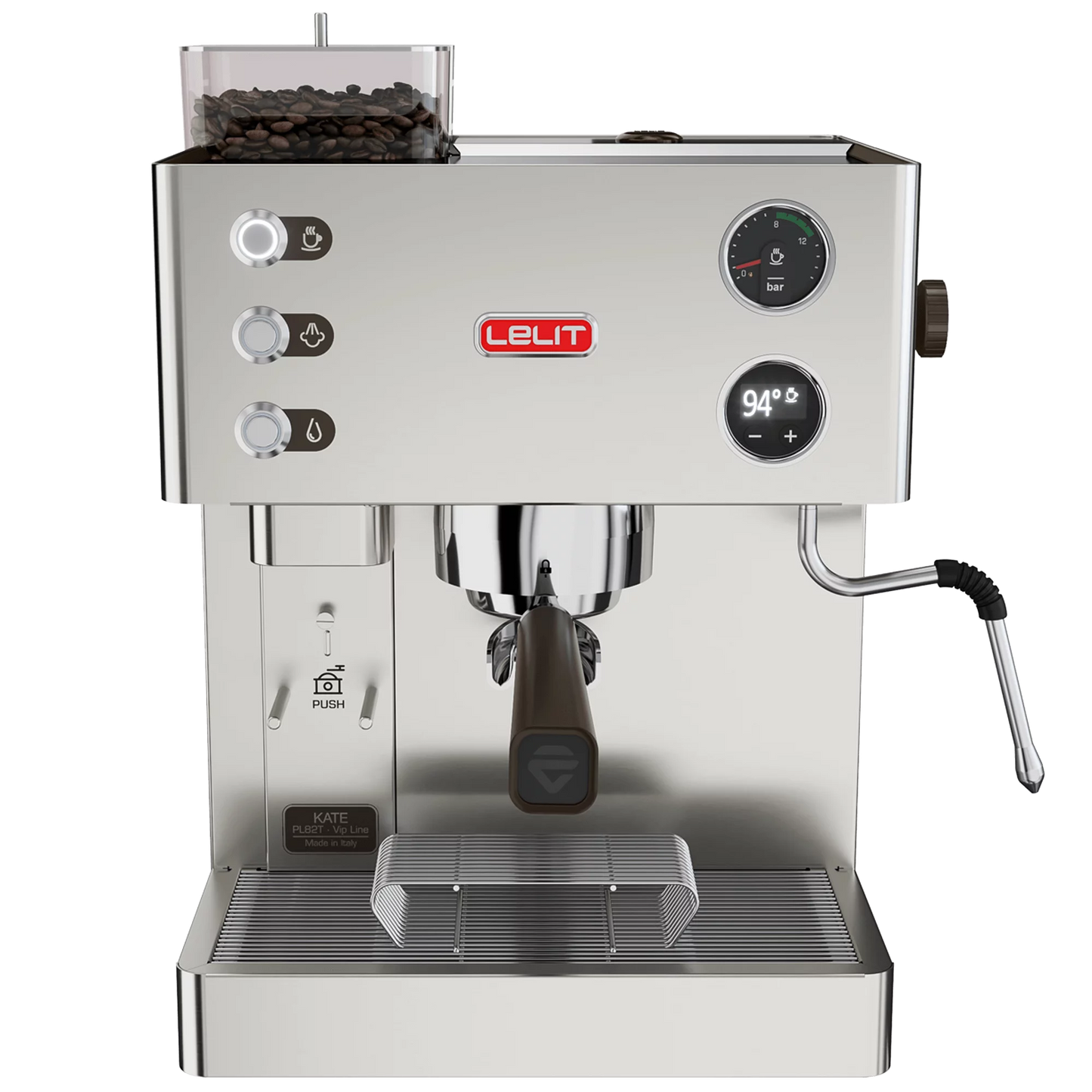 Lelit - Kate Semi-Automatic Espresso Machine with Built-in Grinder - PL82T (OPEN BOX - IN STORE PURCHASE ONLY - CUSTOMER RETURN)