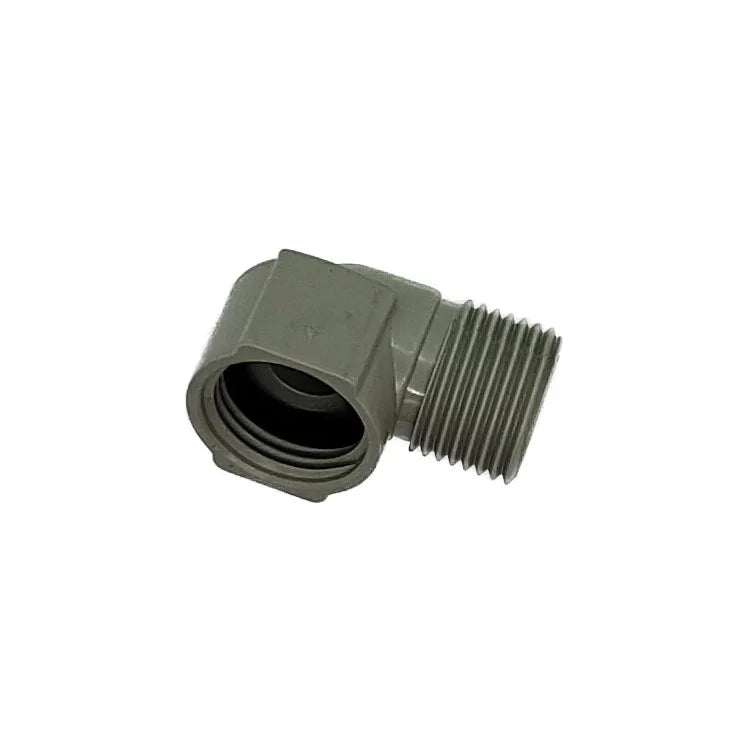 Espresso Parts 1/2" F BSP x 1/2" M BSP Nylon 90 For Counter Top Pitcher Rinsers - PR_9