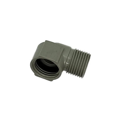 Espresso Parts 1/2" F BSP x 1/2" M BSP Nylon 90 For Counter Top Pitcher Rinsers - PR_9