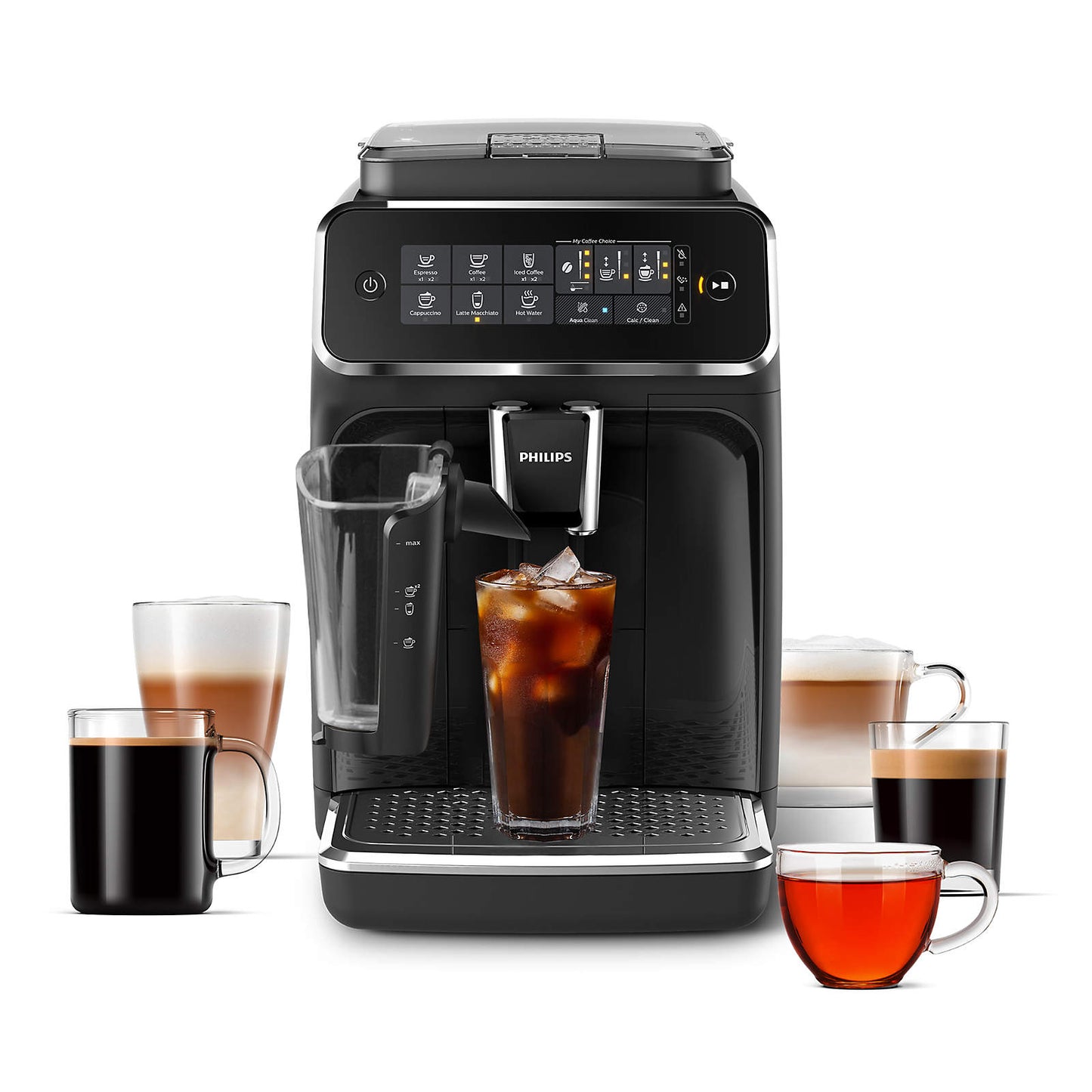Philips / Saeco 3200 Series LatteGo + Iced Coffee Maker Super Automatic Espresso Machine - EP3241/74