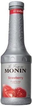Monin Fruit Puree Strawberry 1L Bottle