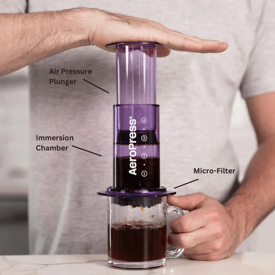 AeroPress Clear Purple Coffee Maker - #65208-9-PU