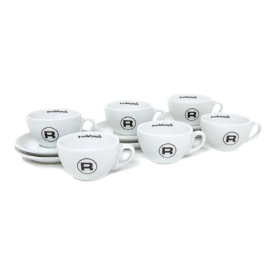 Rocket Milano Logo HashTag Series Cappuccino Cups Set of 6 - RA99907208