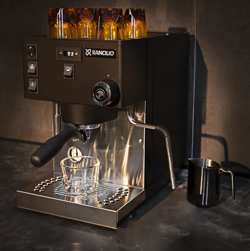 Rancilio - Silvia Pro X Dual Boiler PID Espresso Machine - Black - HSD-SILVIA-PRO-X-BL