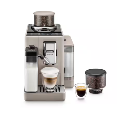 DeLonghi - Rivelia Bean to Cup Super Automatic Espresso Machine - EXAM44055B / EXAM44055G / EXAM44055W / EXAM44055BG