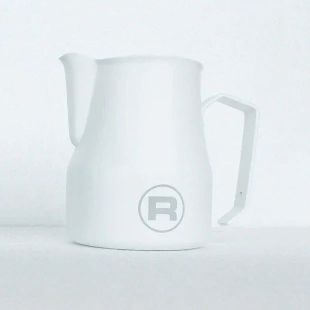 Rocket Logo Frothing Pitcher - 500ml - White