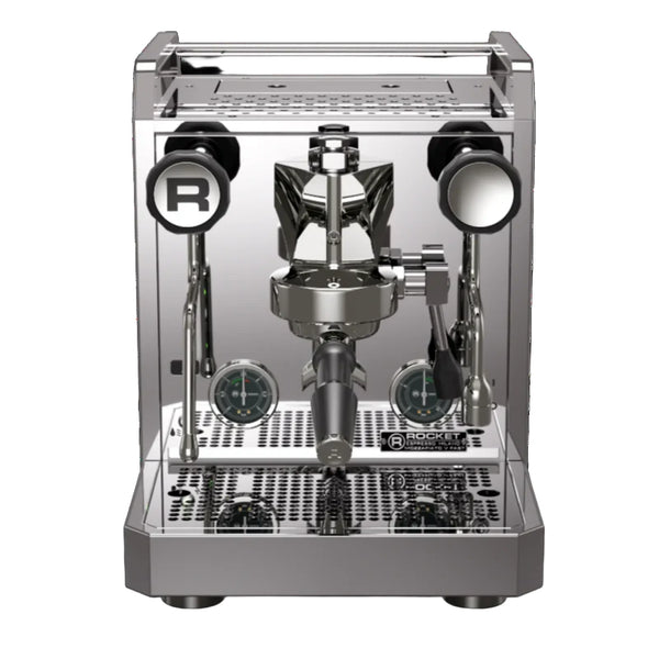 Espresso machine on a white background
