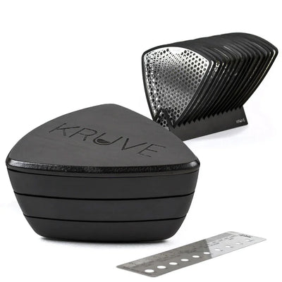 Kruve Sifter Plus Bean with 10 Bean Sieves + 5 Grind Sieves and Stand - Limited Edition Black KVS2003Bean-BE