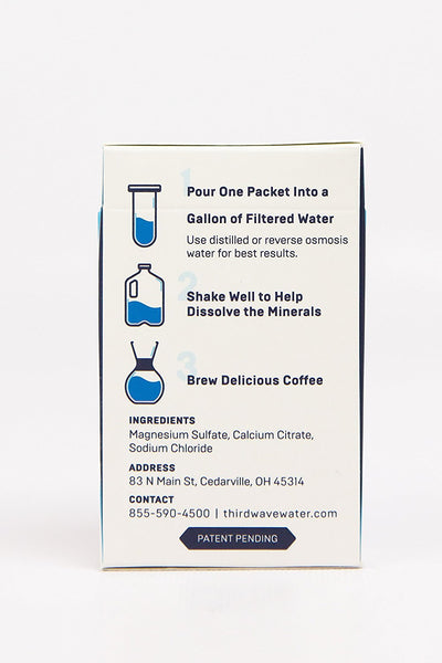 Third Wave Water Classic Coffee Profile 1 Gallon or 5 Gallon Sticks - Pack of 12