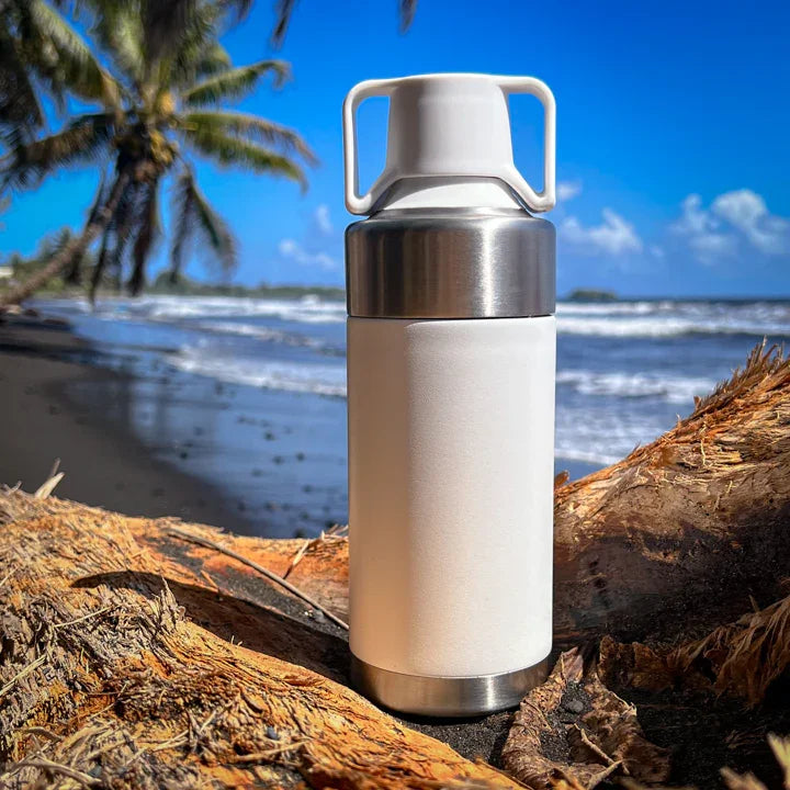 Toddy GO Cold Brew Coffee Brewer White & Stainless Steel 25 oz / 0.75L - TGB-W