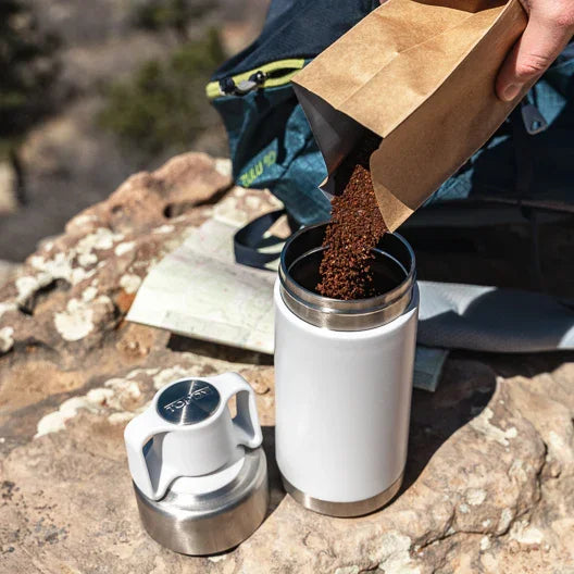 Toddy GO Cold Brew Coffee Brewer White & Stainless Steel 25 oz / 0.75L - TGB-W
