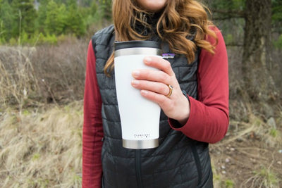 BruTrek by Planetary Design Adventure Tumbler 16oz Snowflake White - TM1316