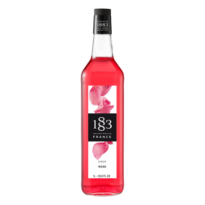 1883 Rose Syrup 1L Glass Bottle