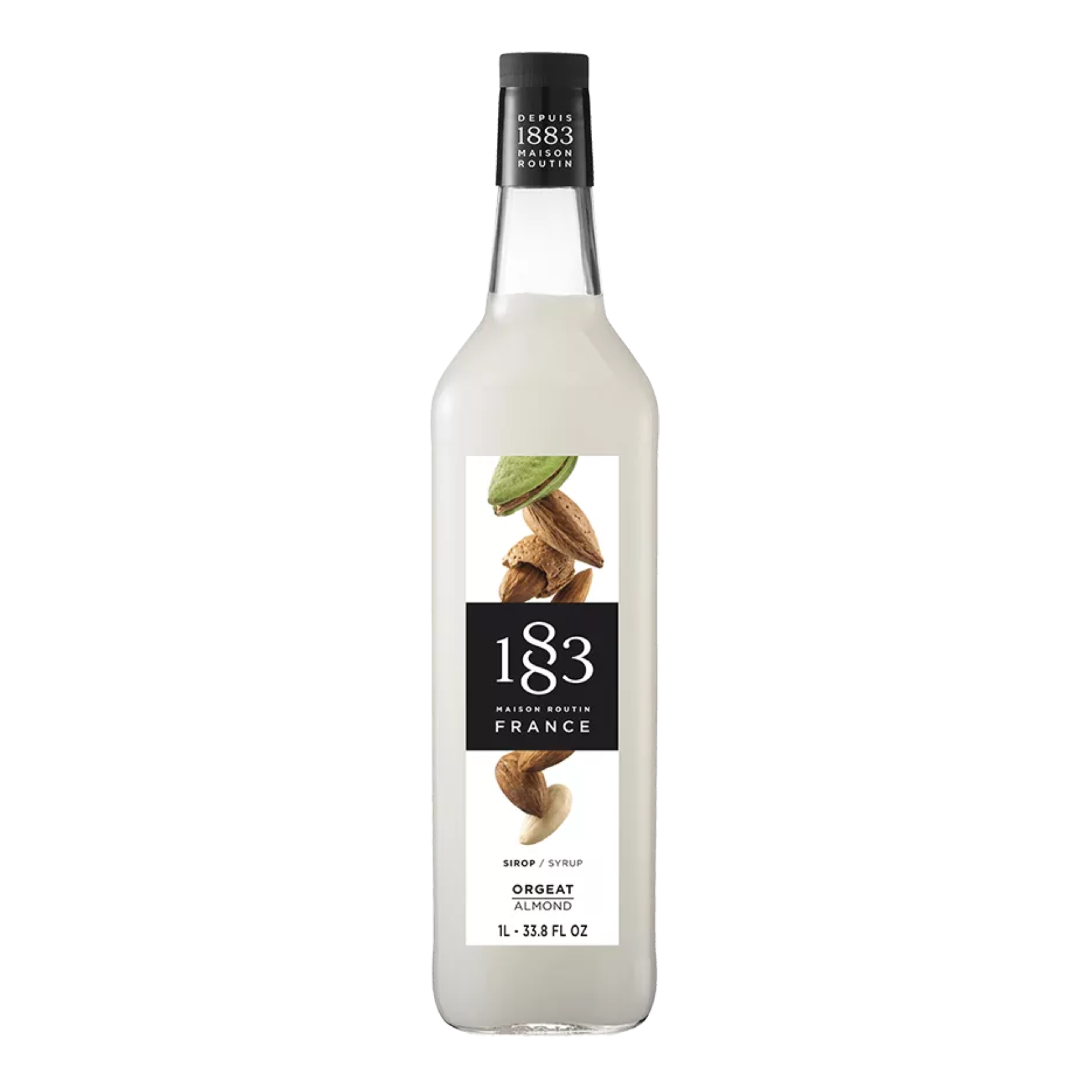 1883 Almond Syrup 1L Glass Bottle