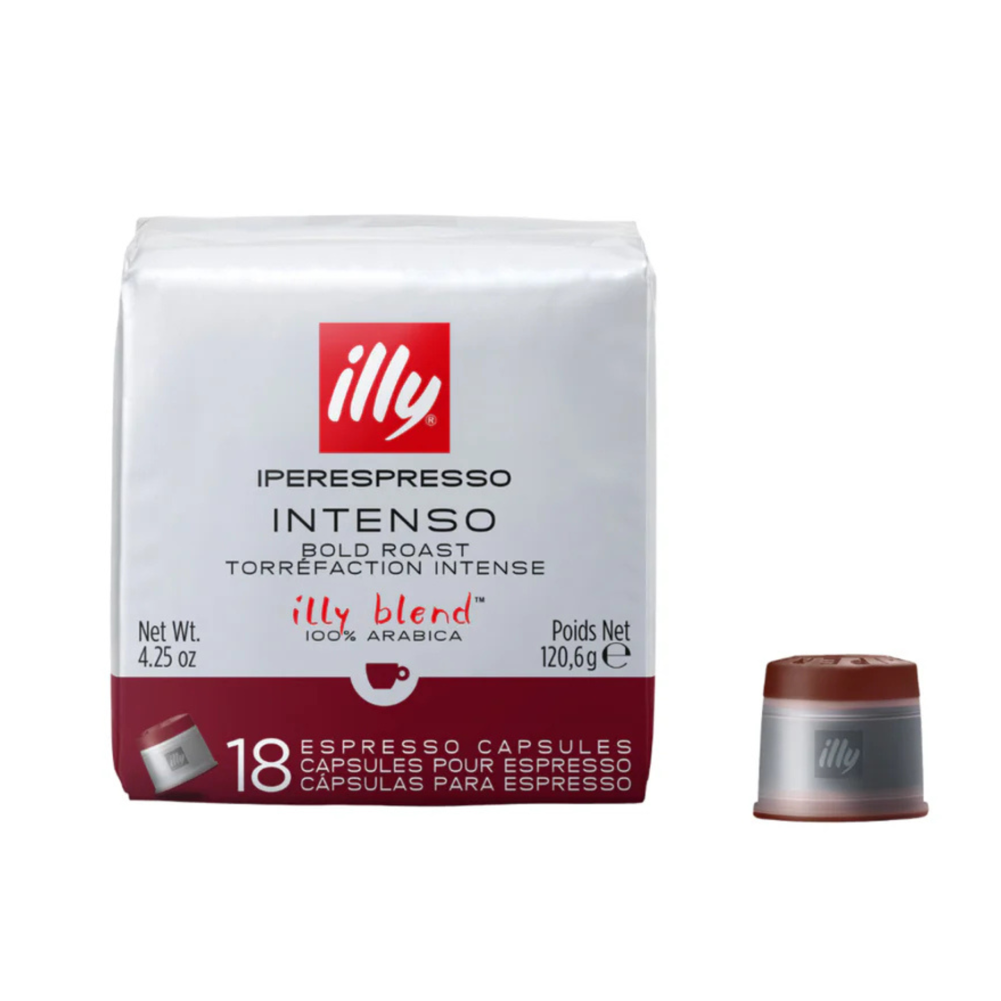 Illy IperEspresso Capsules - NEW 18 Capsule Pack - INTENSO Roast (Dark Roast) - #A277
