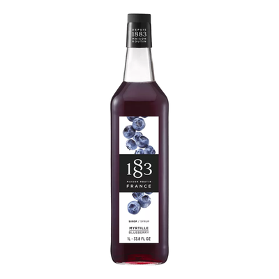 1883 Blueberry Syrup 1L Glass Bottle