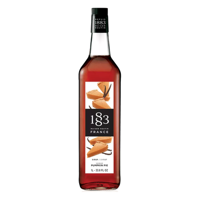 1883 Pumpkin Pie Syrup 1L Glass Bottle