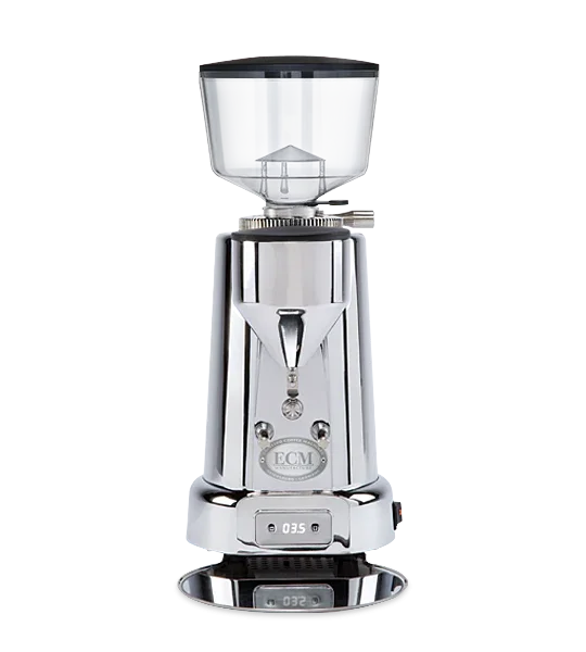 ECM - V-Titan 64 On-Demand Espresso Grinder with Timer - Polished Stainless Steel 89250US (OPEN BOX - IN STORE PURCHASE ONLY - CUSTOMER RETURN)