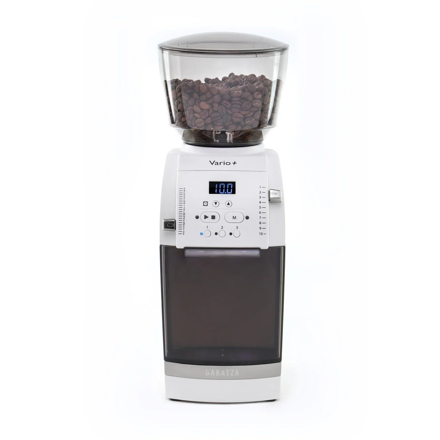 Baratza - Vario+ White Espresso Burr Grinder with Metal Portaholder - #888