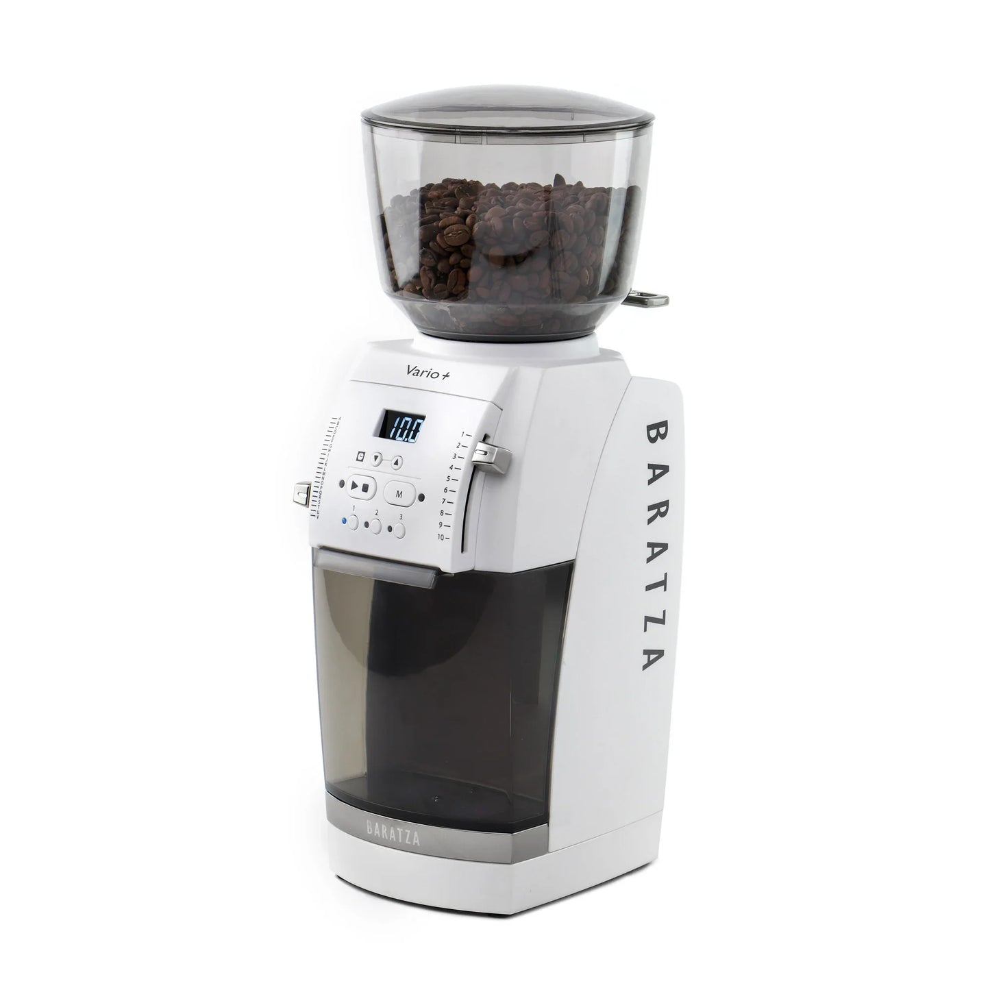 Baratza - Vario+ White Espresso Burr Grinder with Metal Portaholder - #888