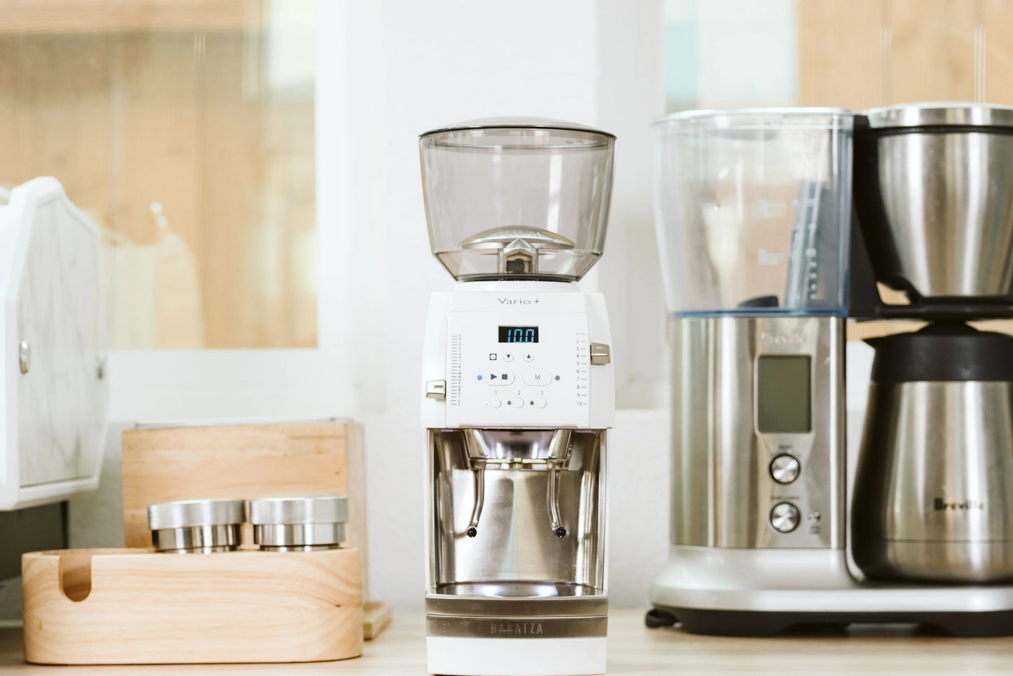 Baratza - Vario-W+ White Espresso Flat Steel Burr Grinder - #988