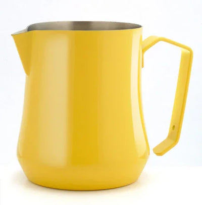 Motta Tulip Milk Pitcher YELLOW #4250  50cl. (500ml/17oz) Stainless Steel Inox 18/10
