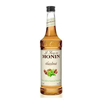 Monin ZERO Calorie Natural Hazelnut Syrup 750ml