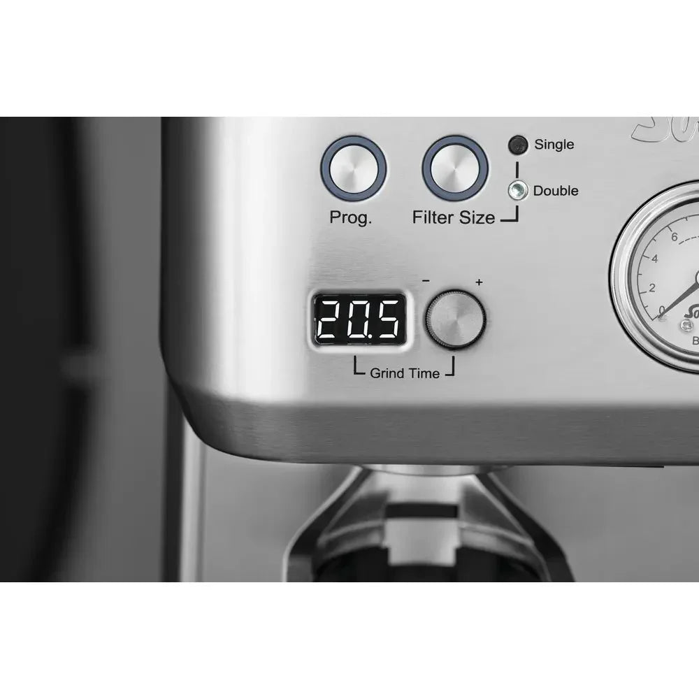 Solis Perfetta Grind & Infuse Type 1019 Silver Stainless Steel - #980.74
