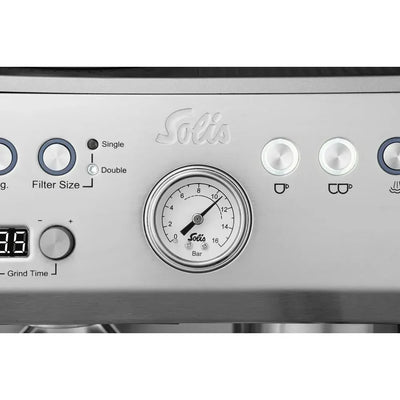Solis Perfetta Grind & Infuse Type 1019 Silver Stainless Steel - #980.74