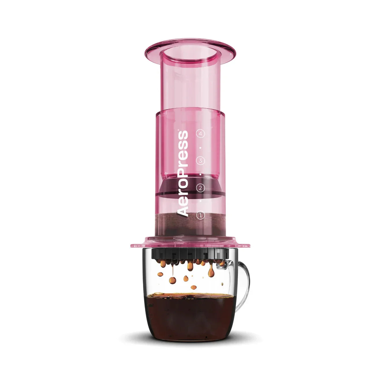 AeroPress Clear Pink Coffee Maker - #65208-9-PK