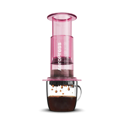 AeroPress Clear Pink Coffee Maker - #65208-9-PK