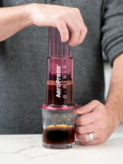 AeroPress Clear Pink Coffee Maker - #65208-9-PK