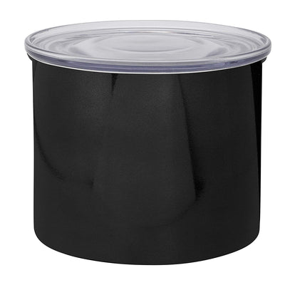 Planetary Design AirScape Classic Stainless Steel 32oz Coffee Canister 4" - Obsidian Black with Smoke Lid 