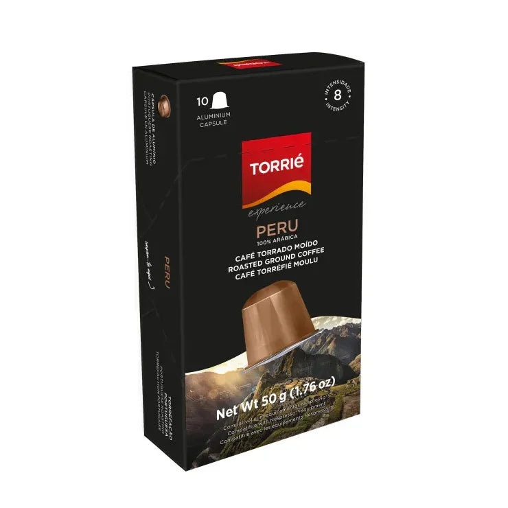 Torrie Nespresso Compatible Aluminum Capsules Box of 10 - Peru (EXP MAY 2025)