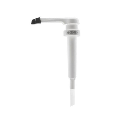 Pump for Monin Neutral Beverage Base 64oz/1.89L. Bottle - White