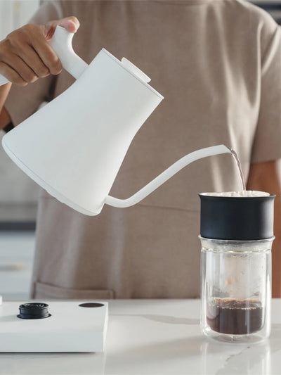 Fellow Stagg EKG PRO Electric Pour Over Kettle Matte White 0.9L/30.4oz 120v. - 1222PRO-MW